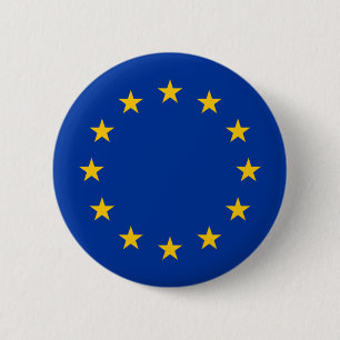 European Union Flag 2 Inch Round Button
