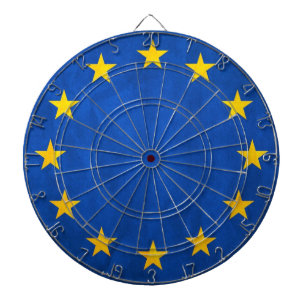 European Union Flag (EU) (Europe) Dartboard