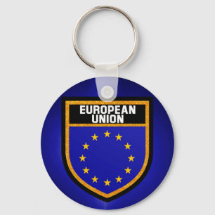 European Union Flag Keychain
