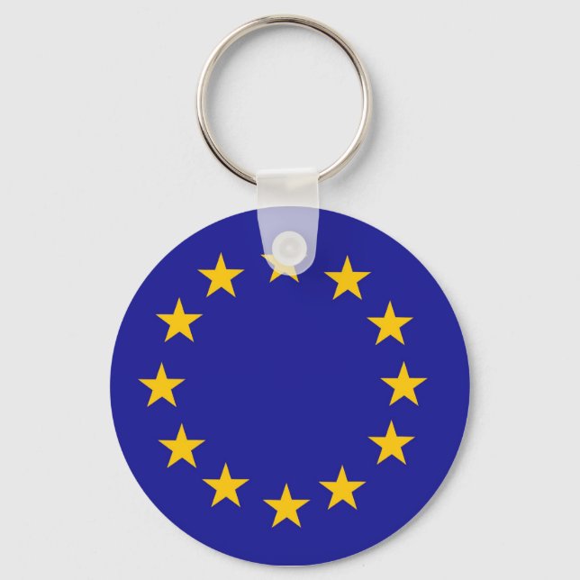European Union Flag Keychain (Front)