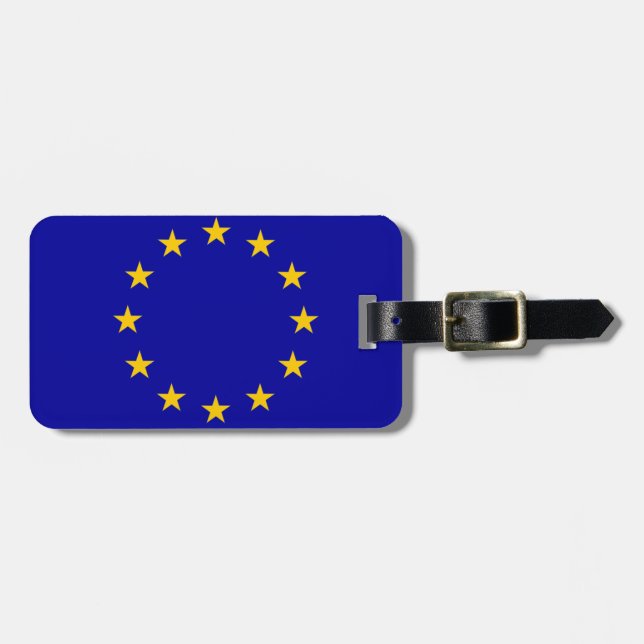 European Union flag Luggage Tag (Front Horizontal)