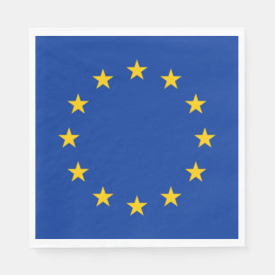 European Union Flag Napkin