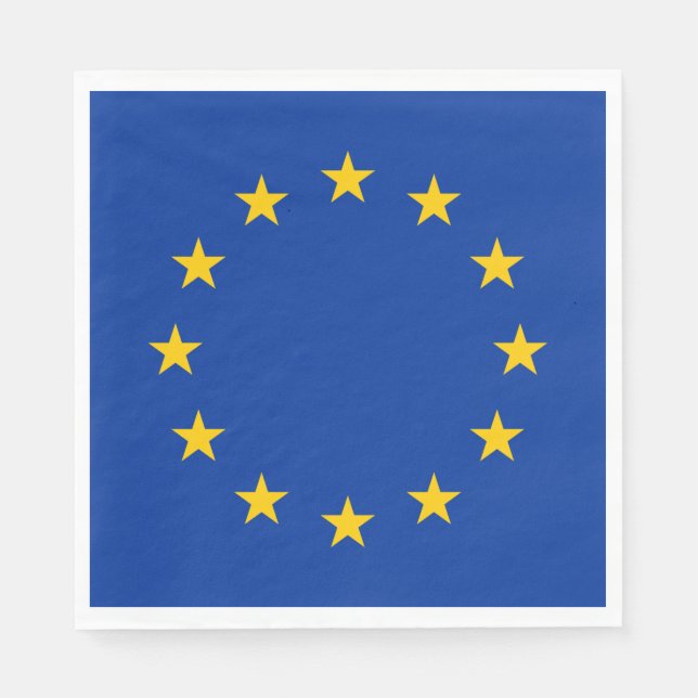 European Union Flag Napkin (Front)