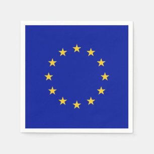 European Union Flag Napkin