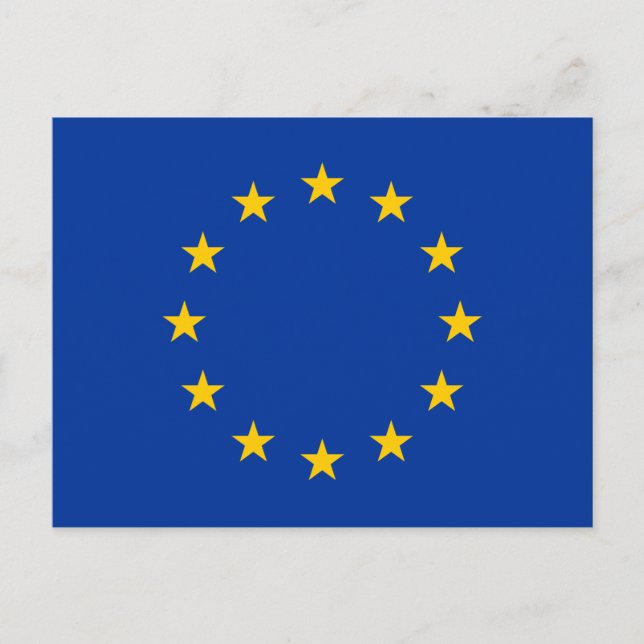 European Union Flag Postcard (Front)