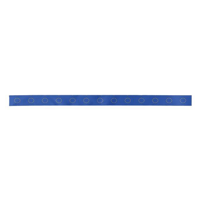 European Union flag Ribbon Satin Ribbon (Front)