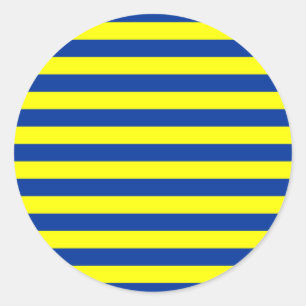 european union flag stripes classic round sticker
