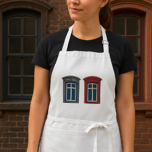 European Window Ornate Architectural Art Standard Apron