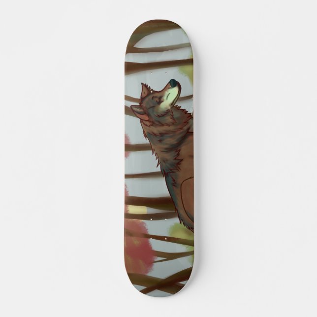 European Wolf Skateboard (Front)