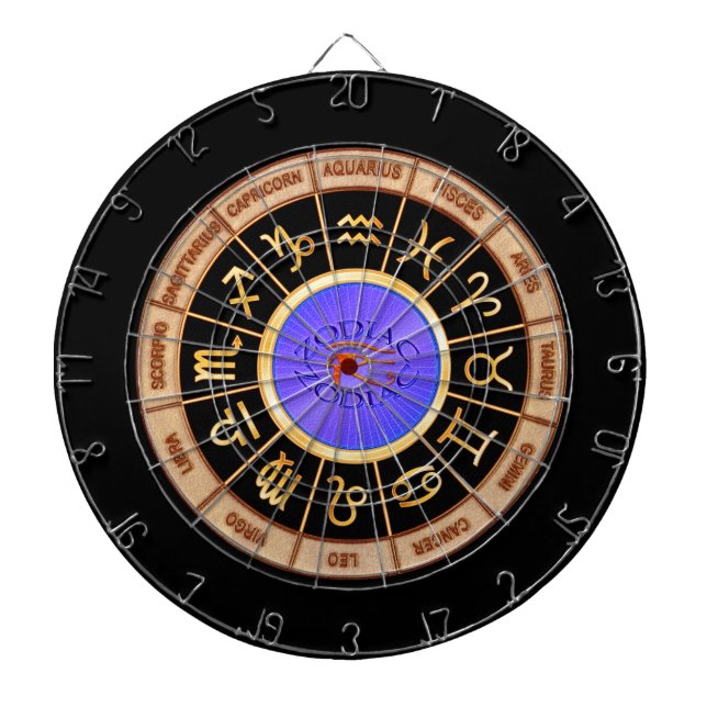 European Zodiac Signs Dartboard (Front)