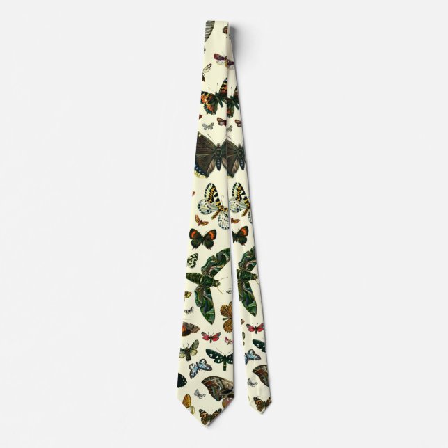 Europe's Best-Known Butterflies and Moths Collage Tie (Front)