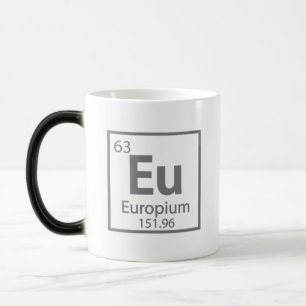 Europium - Europe Science Periodic Table design Magic Mug