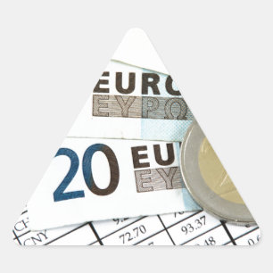 Euros Triangle Sticker