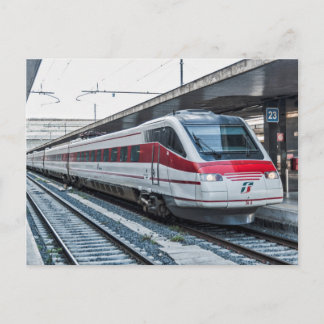 Eurostar Italia ETR 460 at Roma Termini. Postcard