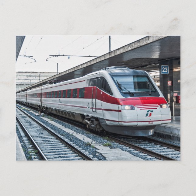 Eurostar Italia ETR 460 at Roma Termini. Postcard (Front)