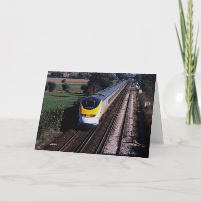 Eurostar passenger train card (Front)
