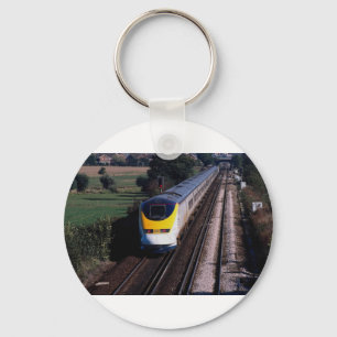 Eurostar passenger train keychain