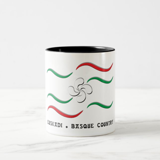 Euskadi - Basque Country 2 Two-Tone Coffee Mug (Center)