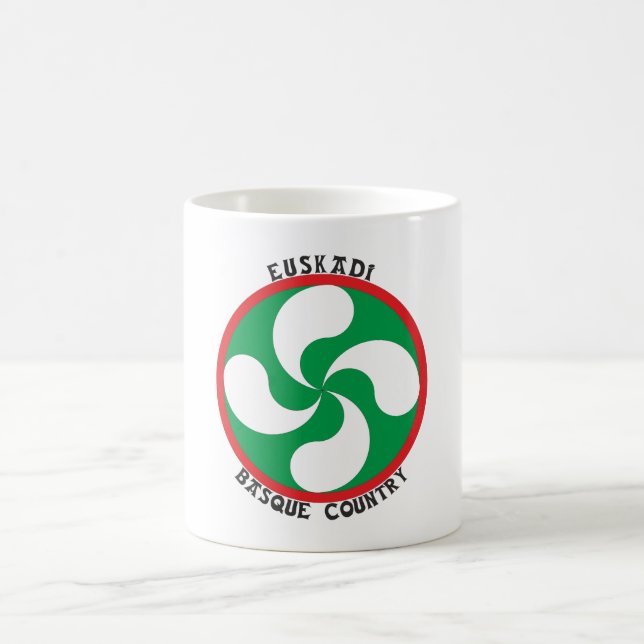 Euskadi - Basque Country - Lauburu Coffee Mug (Center)