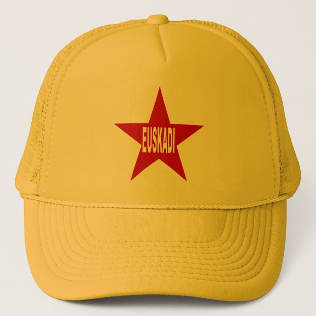EUSKADI ETOILE SPANISH yellow trucker cap (Front)