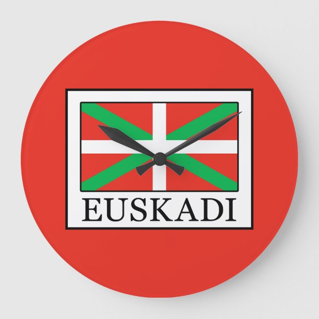 Euskadi Large Clock (Front)