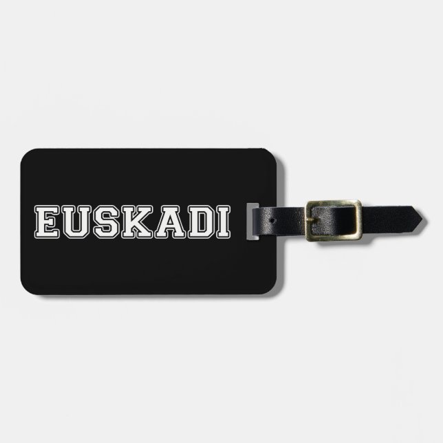 Euskadi Luggage Tag (Front Horizontal)