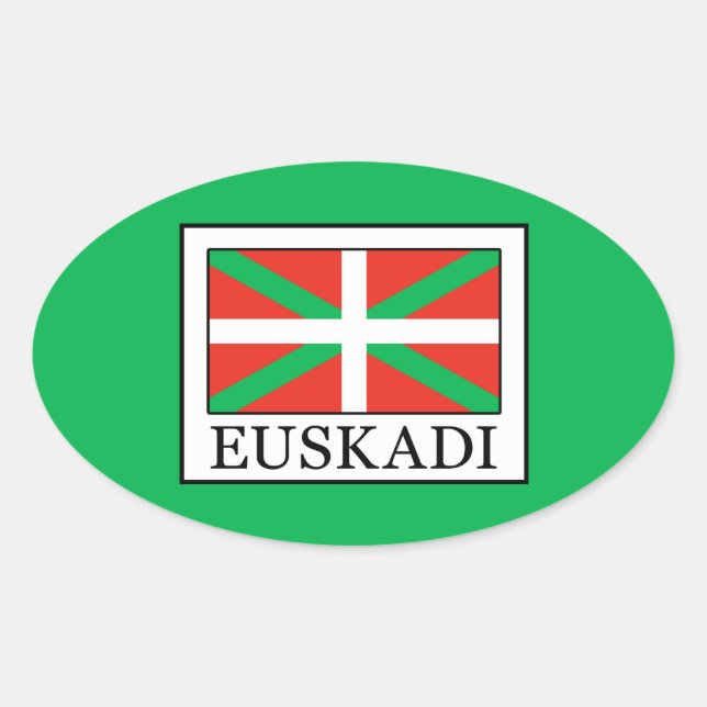 Euskadi Oval Sticker (Front)
