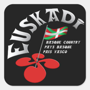 Euskadi Pays Basque Square Sticker