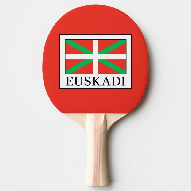 Euskadi Ping Pong Paddle (Front)
