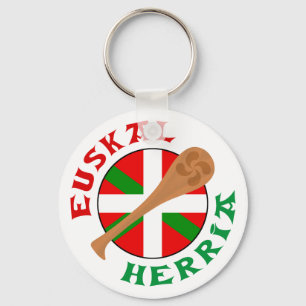 euskadi team sticker keychain
