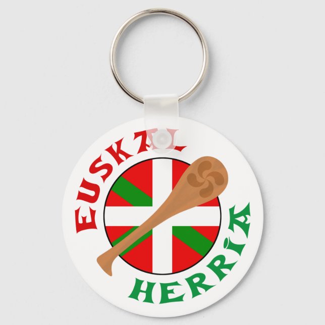 euskadi team sticker keychain (Front)