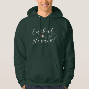 Euskal Herria Heart Hoodie, Basque Flag Hoodie