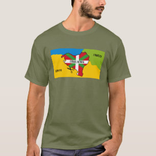 Euskal Herria: Ikurriña eta euskal independentzia T-Shirt