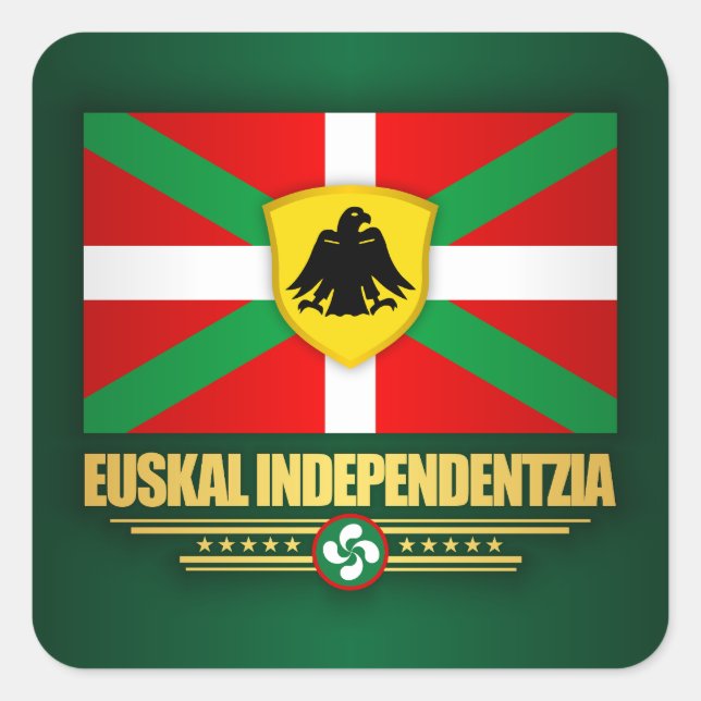 Euskal Independentzia Square Sticker (Front)