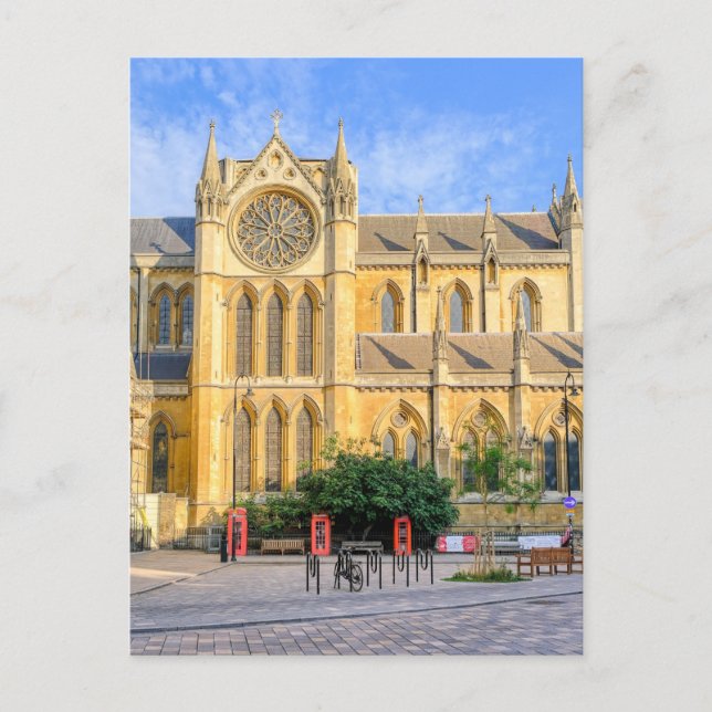 Euston Church,Bloomsbury, London UK Postcard (Front)