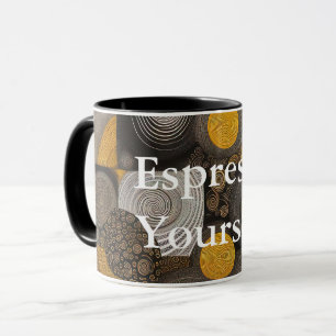 Eva 2 Abstract Design Combo Mug