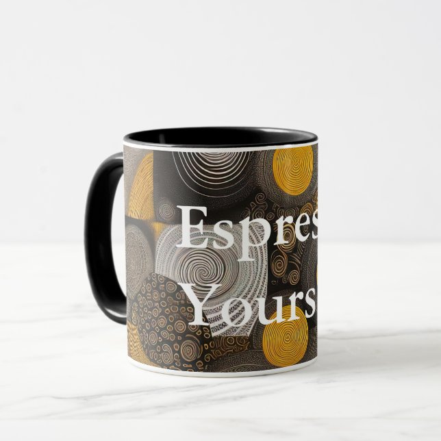 Eva 2 Résumé Conception Combo Mug (Devant gauche)