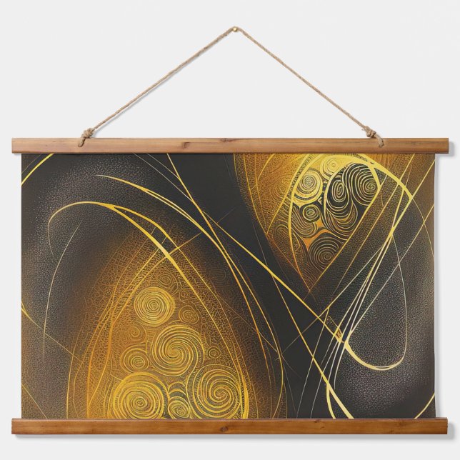 Eva 3 Abstract Design Hanging Tapestry (Front)