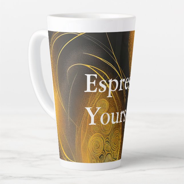 Eva 3 Résumé Conception Latte Mug (Angle gauche)