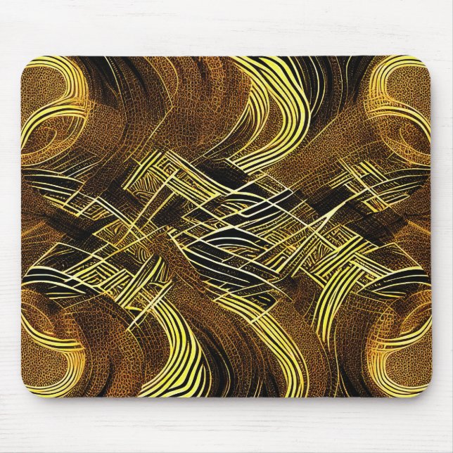 Eva 6 Abstract Design Mouse Pad (Front)