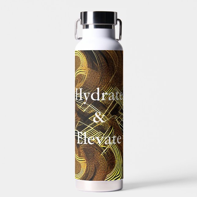 Eva 6 Abstract Design Water Bottle Type 2 (Front)