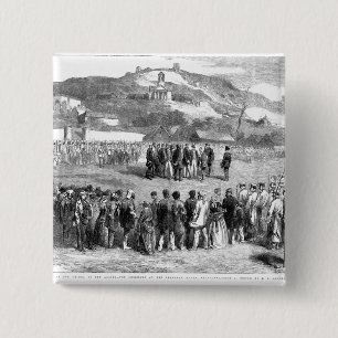 Evacuation of the Crimea by the Allies 2 Inch Square Button