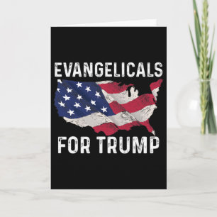 Evangelical Christian Trump Supporter Patriotic Us Card