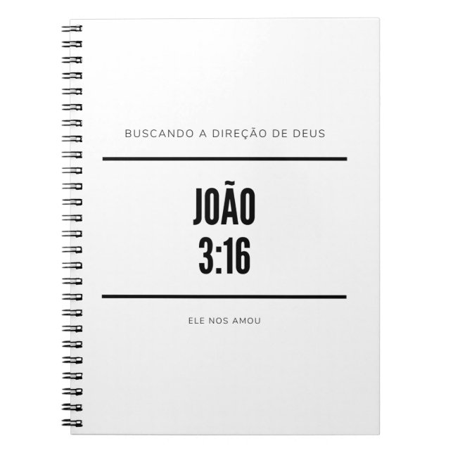 Evangelizando - Caderno personalizado Notebook (Front)
