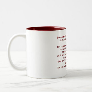 Évangile anglo-saxon de Jean 1 Mug à café à deux t