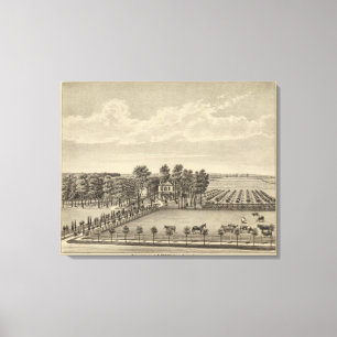 Evans Residence, Topeka, Kansas Canvas Print