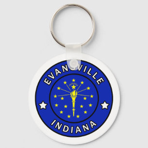 Evansville Indiana Keychain