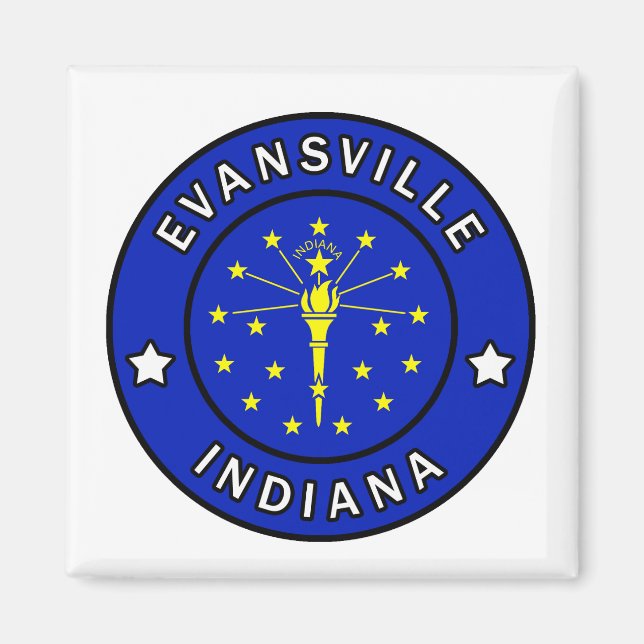 Evansville Indiana Magnet (Front)