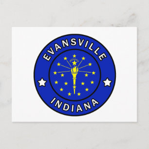 Evansville Indiana Postcard