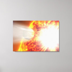 Evaporation Of Hd 189733b's Atmosphere Canvas Print